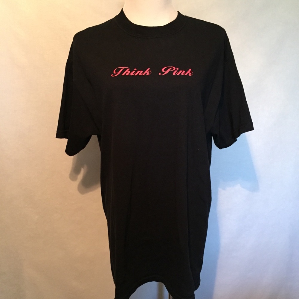 Tee Shirt Large Think Pink for Cancer Awareness